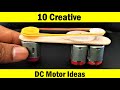 10 DC Motor Creative DIY Ideas - Compilation