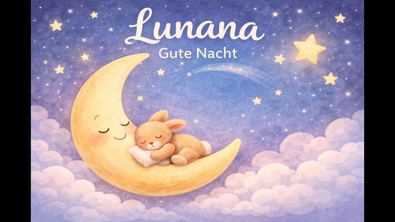 Schlaflied für Kinder. Sanfte Abendmusik zum Einschlafen