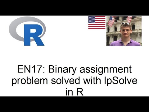 assignment problem lpsolve