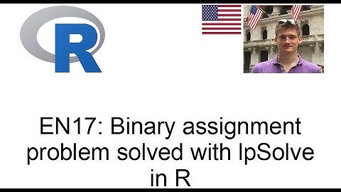 Binary assignment problem solved with lpSolve in R