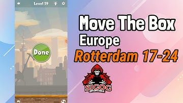 Move The Box- Europe, Rotterdam 17-24 | Move the box | Europe | Invincible Sigog