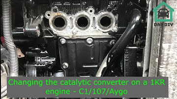 C1/107/Aygo - Fitting a new catalytic converter