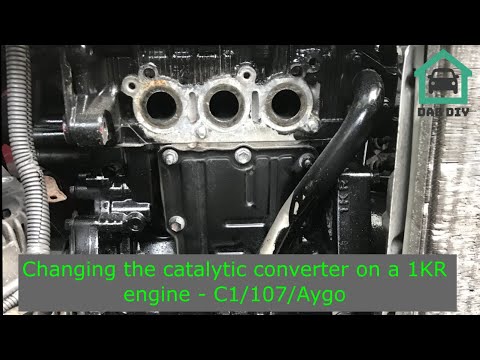 C1/107/Aygo – Fitting a new catalytic converter