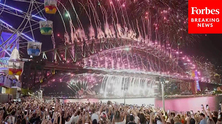 WATCH: Sydney, Australia, Rings In The New Year | Happy 2025