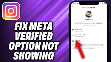 How To Fix Meta Verified Option Not Showing in Instagram