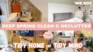 DEEP SPRING CLEAN, ORGANISE, RESTOCK & DECLUTTER |Tidy Home = Tidy Mind Mum Deep Cleaning *NEW 2024*