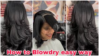 How to: Blowdry soft curls in easy way/for beginners/step by step/tutorial/at home/in Hindi 2022 screenshot 3