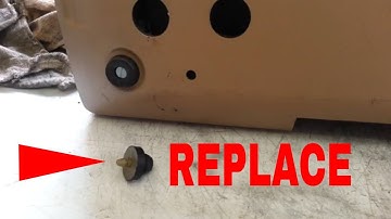 IBM Selectric Typewriter Front Bottom Case Foot Shock Mount Replaced Repaired