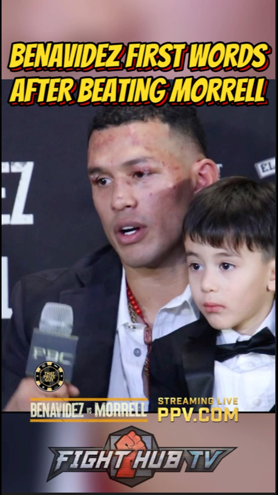 David Benavidez's FIRST WORDS after win over Morrell!