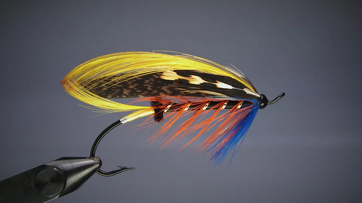 fly tying Thunder and Lightning-salmon fly