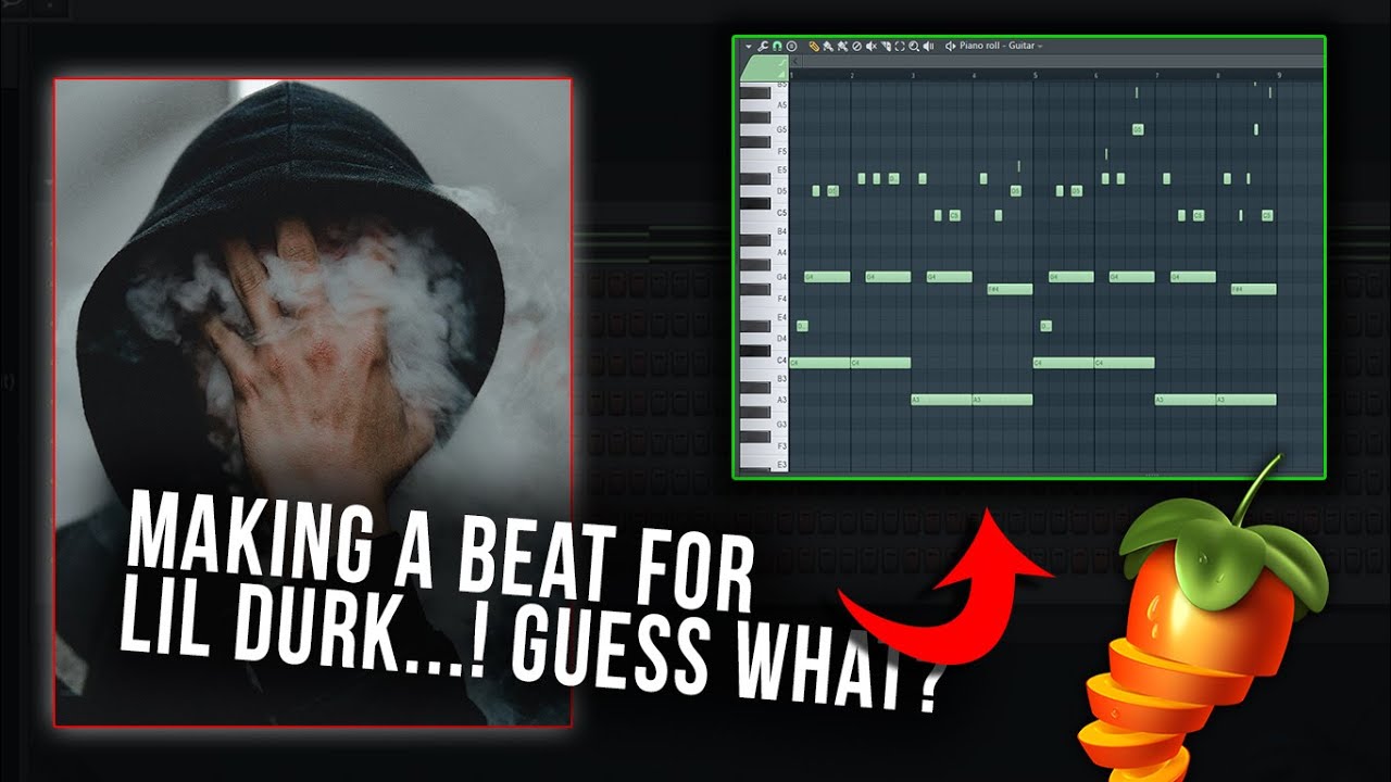 Making A CRAZY Beat For Lil Durk | Guitar Type Beat FL Studio Tutorial ...