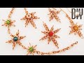 Snowflakes | star | leaf | Pendant | earrings | bracelet | Christmas | Noel 899