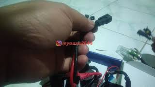 Cahaya yang dihasilkan oleh Lampu HID Xenon untuk Motor