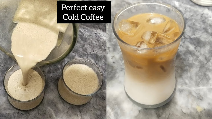 How to make Summer 🏝️ Iced Spanish latte & Cold coffee at Home Recipe by maria's kitchen 2M 👍