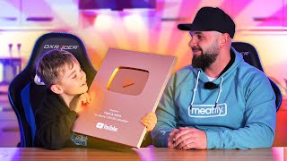 GOLD BUTTON ZA 1 000 000 ODBĚRATELŮ (unboxing)