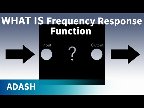 What is frequency response function (FRF) - simple explanation