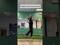 Keep things simple. Practice without the club to move better with the club. Pivot from the feet up!