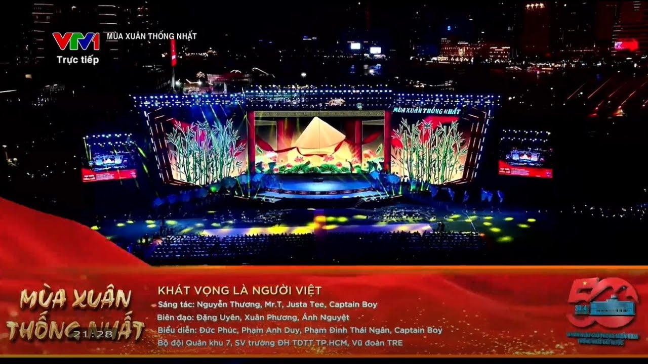 KHÁT VỌNG LÀ NGƯỜI VIỆT –TỰ HÀO NGÂN VANG TRONG CHƯƠNG TRÌNH NGHỆ THUẬT ĐẶC BIỆT MÙA XUÂN THỐNG NHẤT