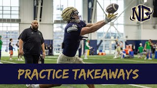 Practice Takeaways: What we learned at Notre Dame football's ninth spring practice