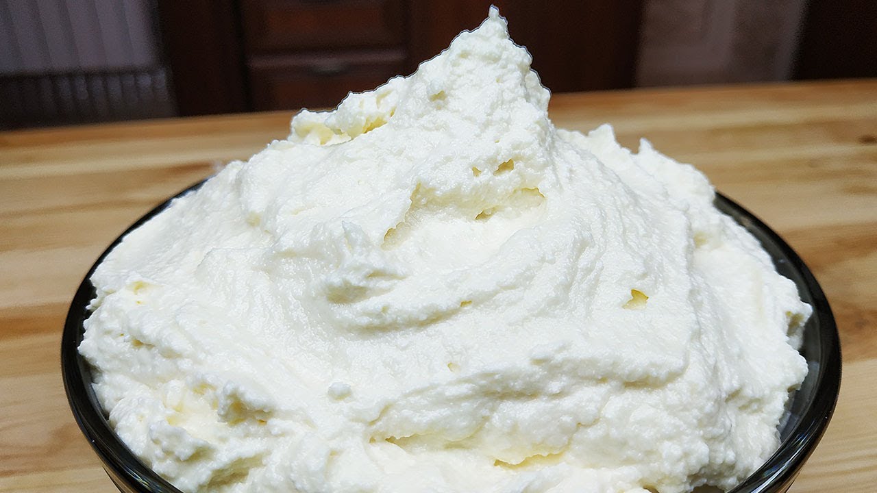 Рецепт творожного крема с маслом
