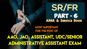 SR/FR Rules Explained |Part -6| Fundamental Rules & Supplementary Rules|Exam AAO, JAO, Assistant,SSA