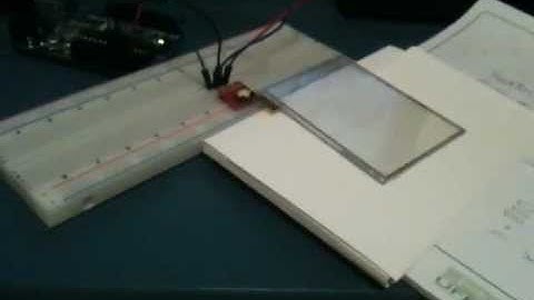 Arduino and Nintendo DS touchscreen testing