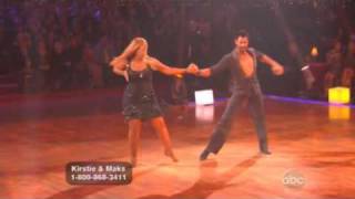 Kirstie Alley and Maksim Chmerkovskiy Dancing with the Stars Cha Cha Cha