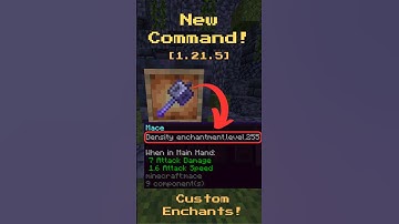 New [CUSTOM ENCHANTS] Command #minecraft #commandblock #commandbox