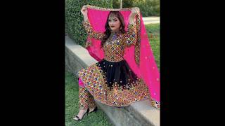 pathani Kashmir dress pathani frock design ideas 2024 Afghani dress girls frock #fashion🌹