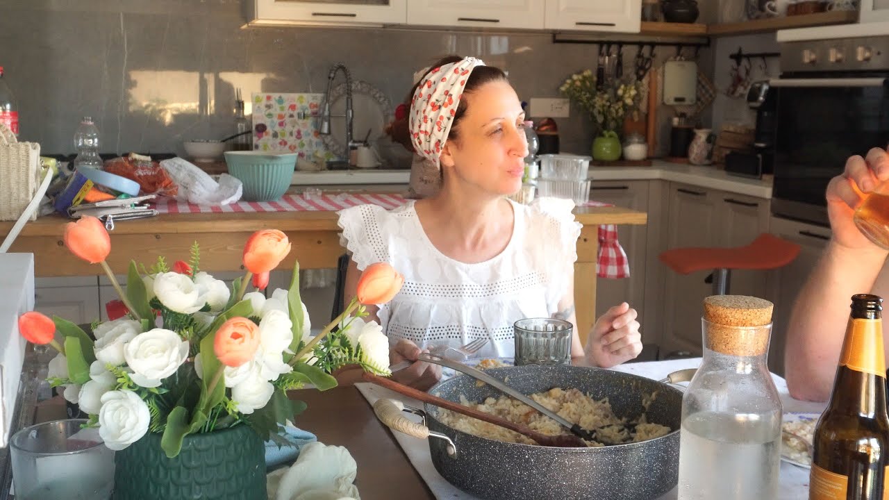 Спокойная жизнь: лето, сад и сладость сельской местности | Ризотто и мясо | Часть 1.