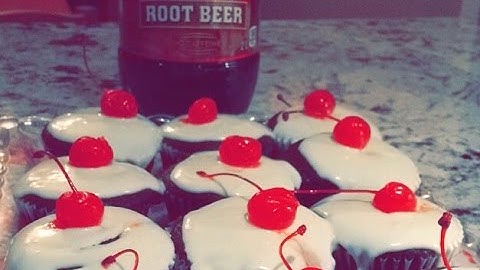 ROOT BEER CUPCAKES!