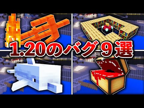 【マイクラ1.20】ヤバすぎるバグ9選【ゆっくり解説】