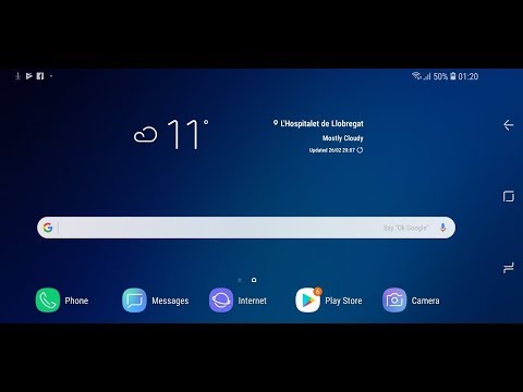 how-to-use-samsung-galaxy-s9-&-s9-plus:-home-screen-in-landscape-mode-|-tips-&-tricks-(tutorial)