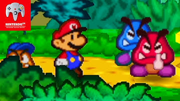 Paper Mario Switch Online N64 - 100% Walkthrough Part 2 No Commentary Gameplay - Red & Blue Goombas
