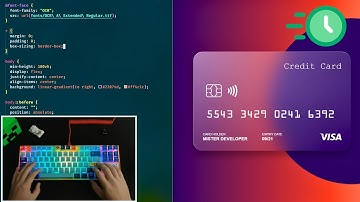 Hyper-Lapsed ASMR Programming - Glass Credit Card CSS