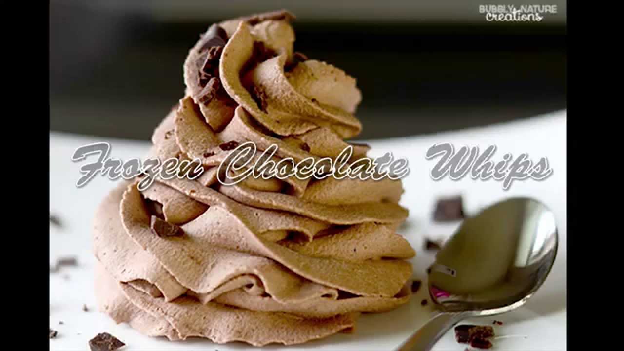Frozen Chocolate Whips! Low Carb "ice cream" treat YouTube