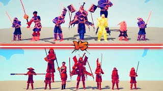 ULTIMATE SAMURAI TEAM vs SAMURAI TEAM | TABS - Totally Accurate Battle Simulator