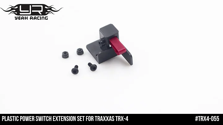 Yeah Racing Plastic RC Power Switch Extension Set Closer Look!