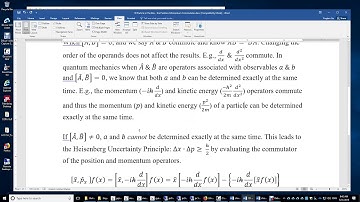 1D Particle in the Box: the Position Momentum Commutator