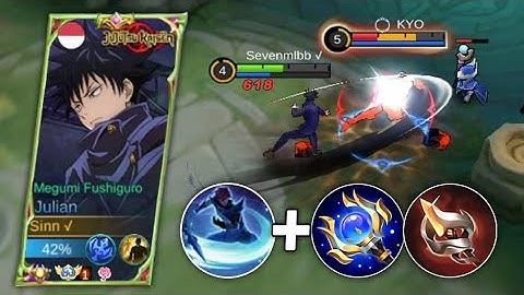 TOP GLOBAL JULIAN TUTORIAL COMBO & BUILD AND EMBLEM | MLBB