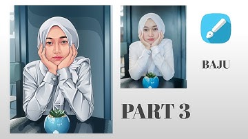 Tutorial Vector Baju Infinite Design | Speed Art | Part 3