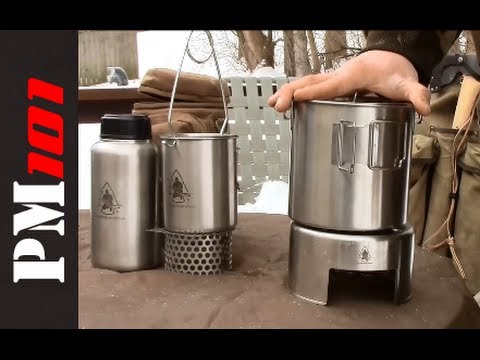 The Pathfinder School Stainless Steel Bottle Cooking Kit