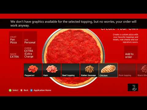 Vídeo: Pizza Hut Lanza La Aplicación De Entrega Xbox 360