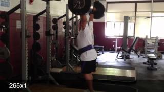 285x1 Split Jerk