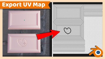 How to Export UV Map | Blender Tutorial