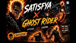 🔥 Ghost Rider Meets "I Am a Rider" 😈 | Epic Bike Edit | Satisfya x Ghost Rider screenshot 2