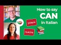How to say "can" in Italian | POTERE vs RIUSCIRE