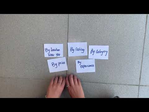 Card sorting activity