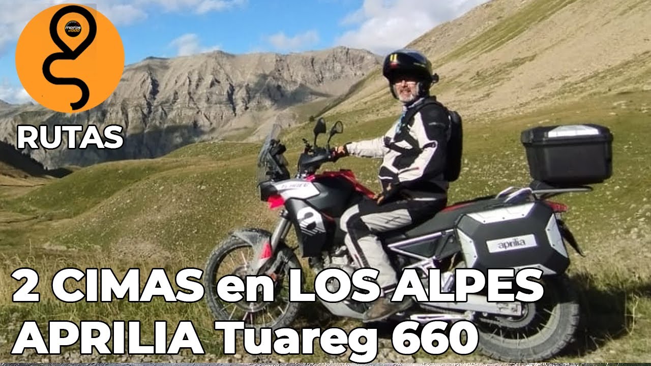 2 CIMAS en los Alpes | APRILIA TUAREG | Motosx1000