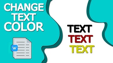 How to Change Text Color in Word File